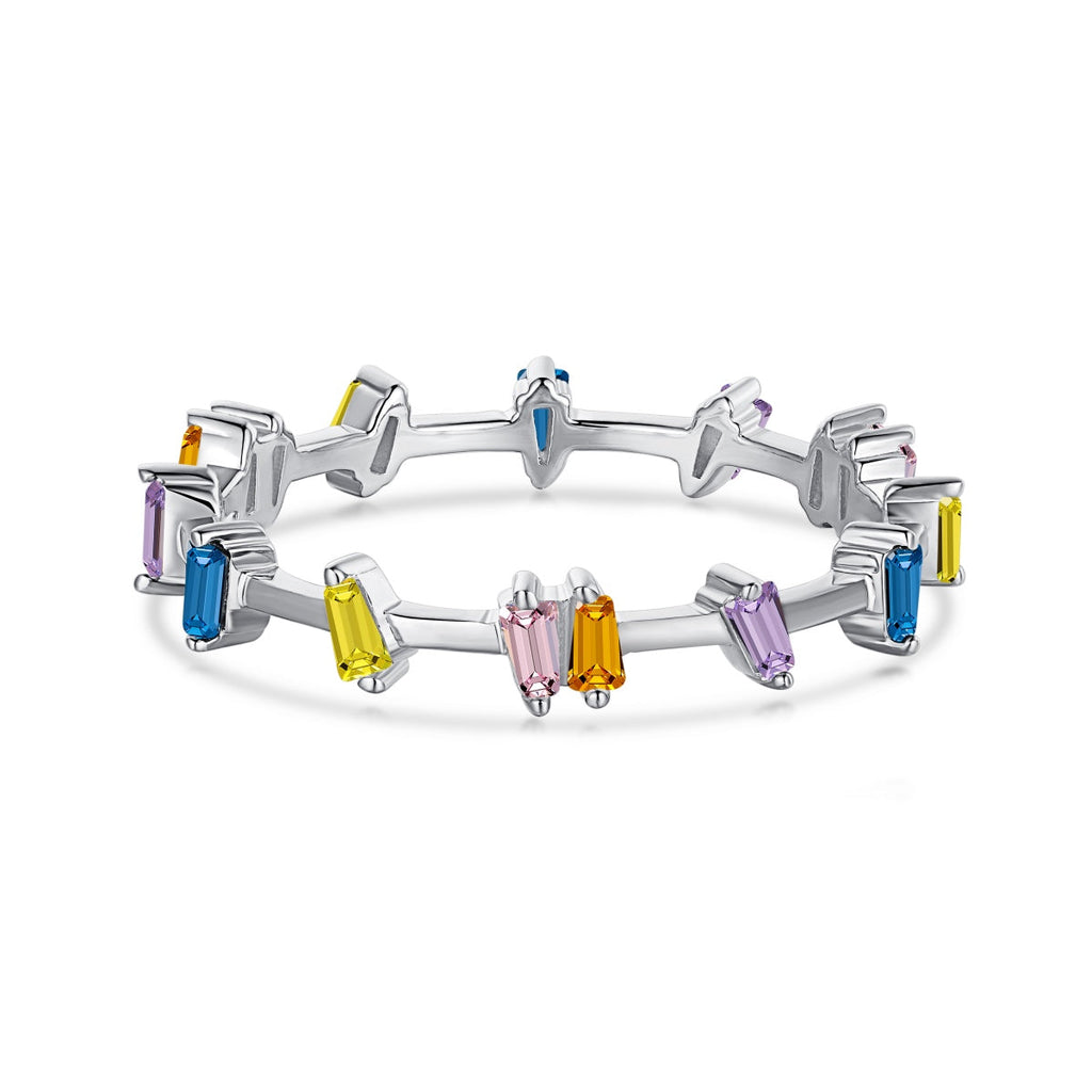 [Clover Jewelry]台形カット デイリーリング