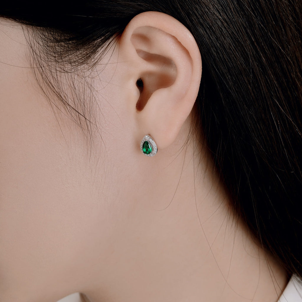 [Clover Jewelry]Luxuriöse Ohrringe in Tropfenform