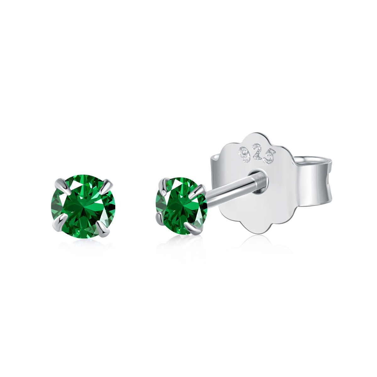 [Clover Jewelry]Zarte Solitär-Ohrringe