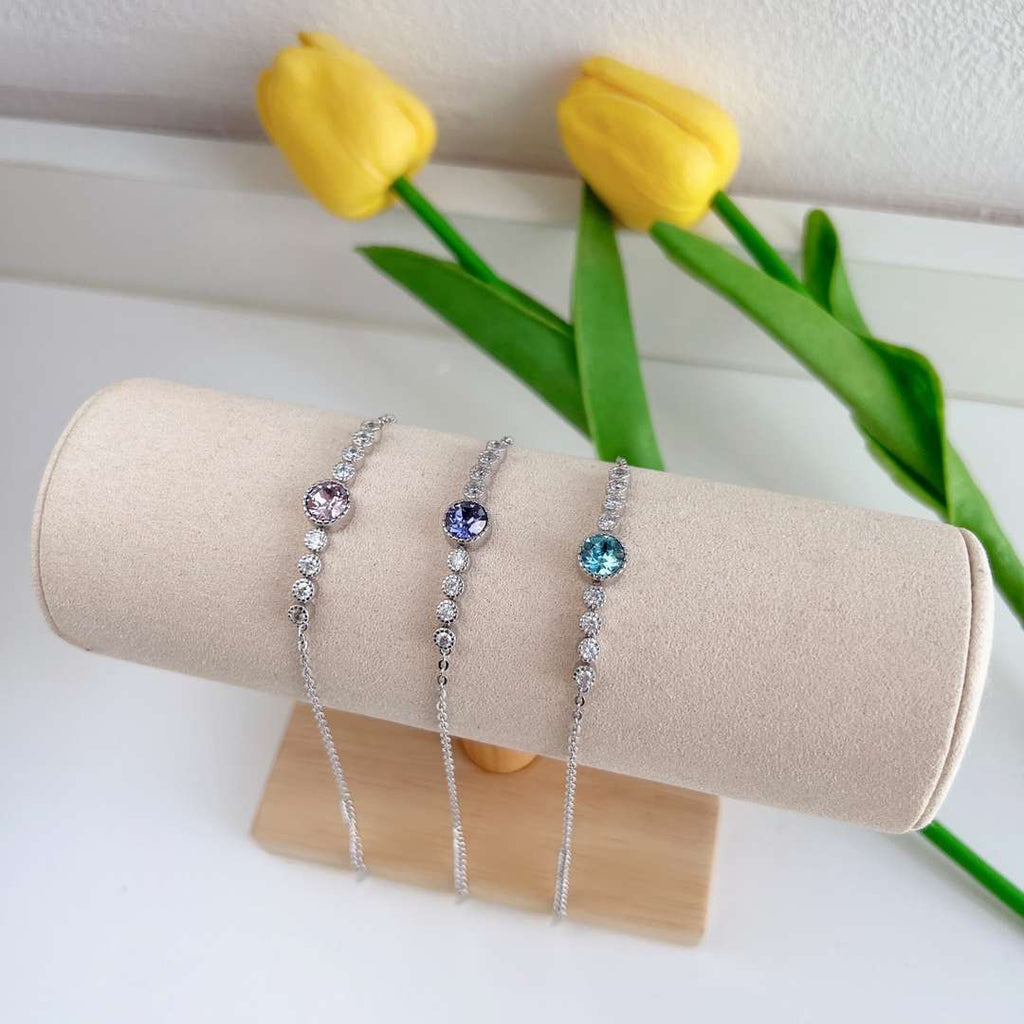 [Clover Jewelry]Luxuriöses Herz des Ozeans Armband