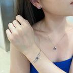 [Clover Jewelry]Luxuriöses Herz des Ozeans Armband
