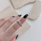 [Clover Jewelry]台形カット デイリーリング