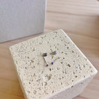 [Clover Jewelry]Zarte Solitär-Ohrringe