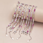[Clover Jewelry]繊細なカラフルレインボーテニスチェーン