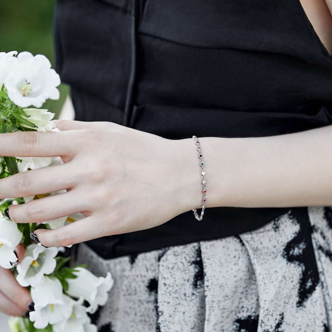 [Clover Schmuck]Buntes Perlenarmband