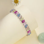 [Clover Jewelry]煌めく精巧なマルチカットパーティブレスレット