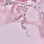 [Clover Jewelry]煌めく精巧なマルチカットパーティブレスレット