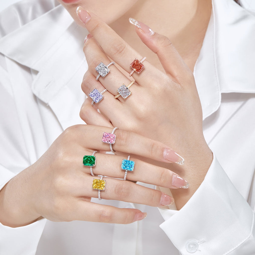 [Clover Jewelry]4.0 Karat luxuriöser Verlobungsring