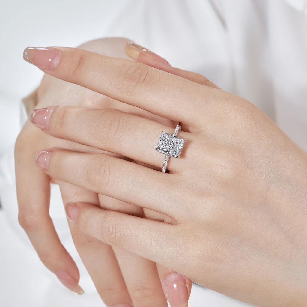 [Clover Jewelry]4.0 Karat luxuriöser Verlobungsring