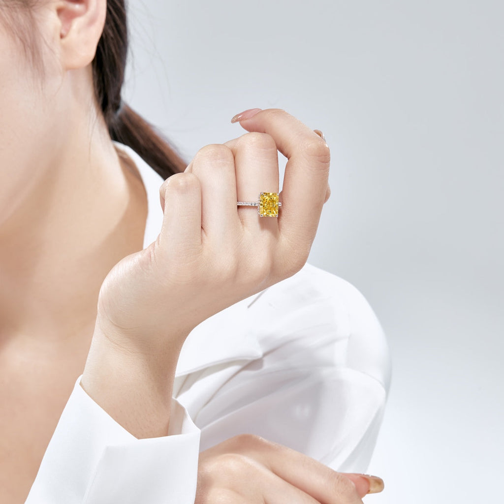 [Clover Jewelry]4.0 Karat luxuriöser Verlobungsring