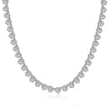 [Clover Jewelry]オーネイトハートカットテニスネックレス