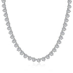 [Clover Jewelry]オーネイトハートカットテニスネックレス