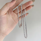 [Clover Jewelry]オーネイトハートカットテニスネックレス