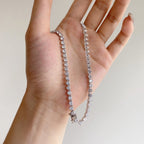 [Clover Jewelry]オーネイトハートカットテニスネックレス
