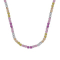 [Clover Jewelry]カラフルなテニスネックレス