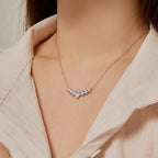 [Clover Jewelry]カラフルなハートネックレス
