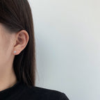 [Clover Jewelry]Sparkling Colorful Round Shape Earrings