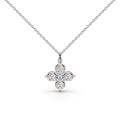 [Clover Jewelry]Four-Leaf Clover And Eight-Pointed Star Necklace