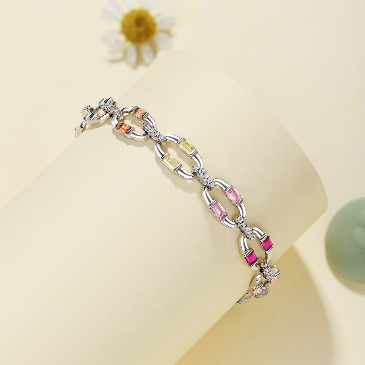 [クローバージュエリー]華やかでカラフルなデイリーブレスレット