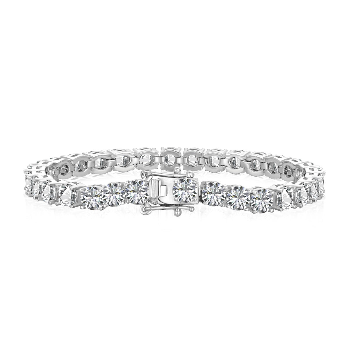 [Clover Jewelry]Aufwendig glitzerndes Hochzeitsarmband mit runden Steinen