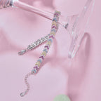 [Clover Jewelry]華やかな輝きのラウンドカットパーティーブレスレット