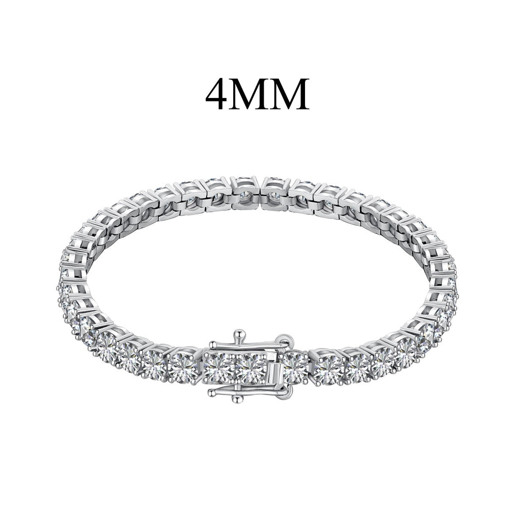 [Clover Jewelry]煌めくカラフルなラウンドカットパーティブレスレット