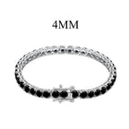 [Clover Jewelry]煌めくカラフルなラウンドカットパーティブレスレット