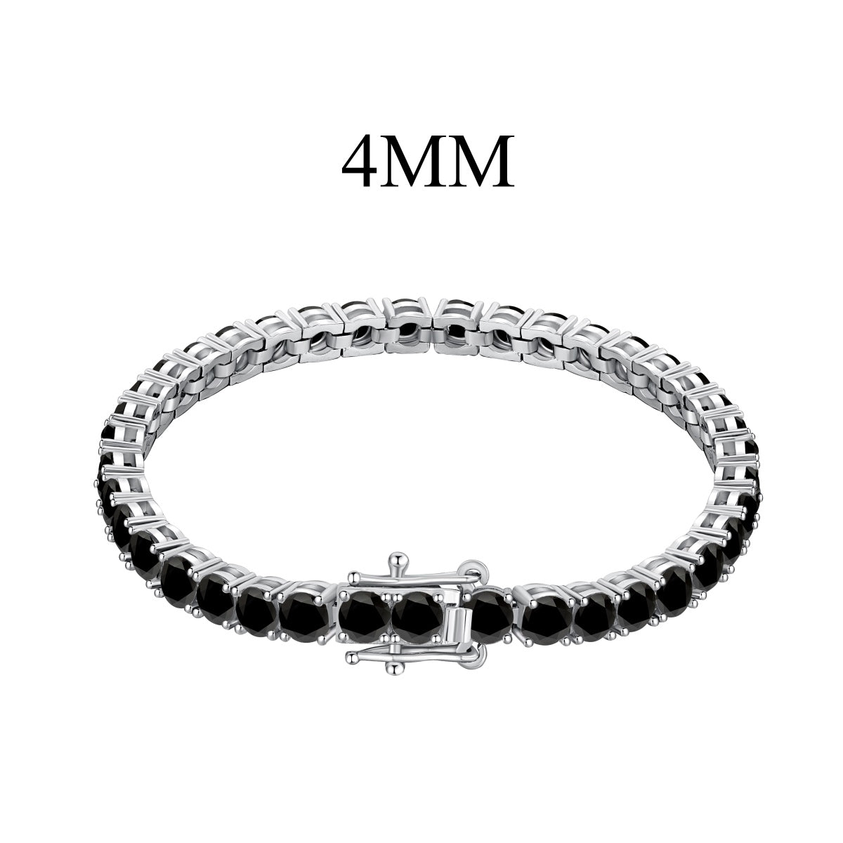 [Clover Jewelry]煌めくカラフルなラウンドカットパーティブレスレット