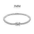 [Clover Jewelry]煌めくカラフルなラウンドカットパーティブレスレット