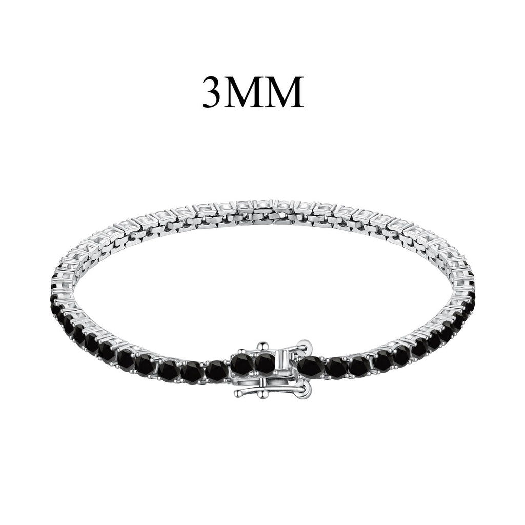 [Clover Jewelry]煌めくカラフルなラウンドカットパーティブレスレット