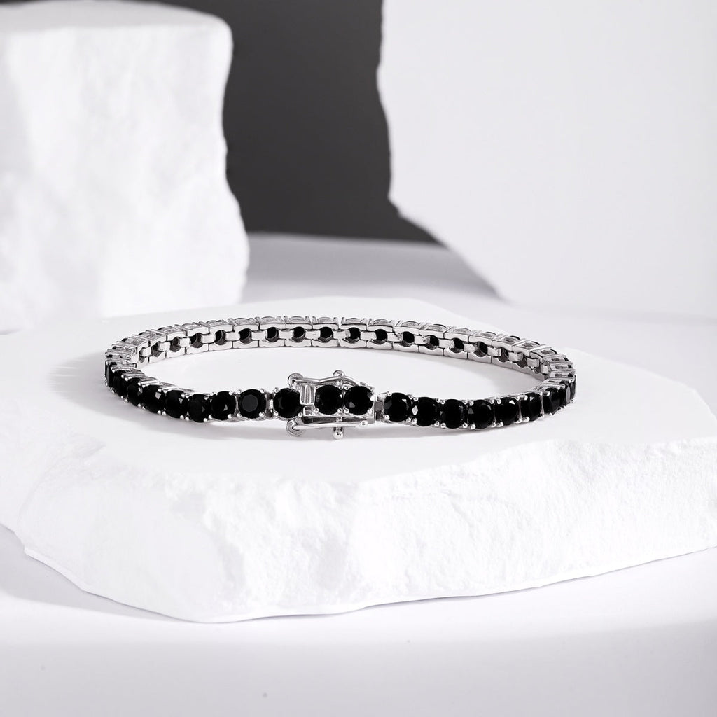 [Clover Jewelry]煌めくカラフルなラウンドカットパーティブレスレット