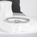 [Clover Jewelry]煌めくカラフルなラウンドカットパーティブレスレット