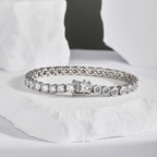 [Clover Jewelry]Aufwendig glitzerndes Hochzeitsarmband mit runden Steinen