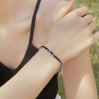 [Clover Jewelry]煌めくカラフルなラウンドカットパーティブレスレット