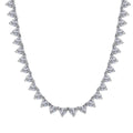 [Clover Jewelry]オーネイトハートカットテニスネックレス