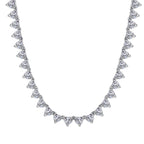 [Clover Jewelry]オーネイトハートカットテニスネックレス