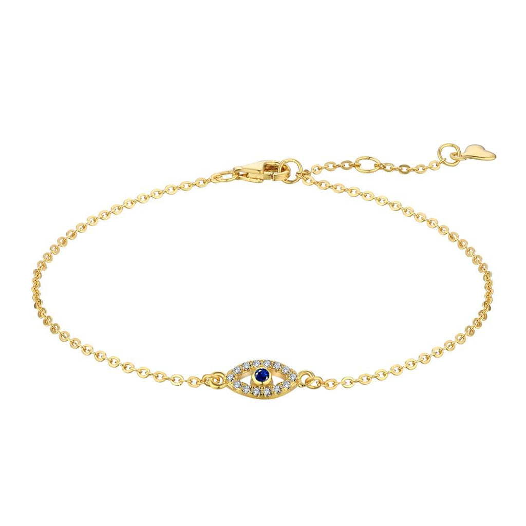 [Clover Jewelry]Halskette mit Evil-Eye-Form