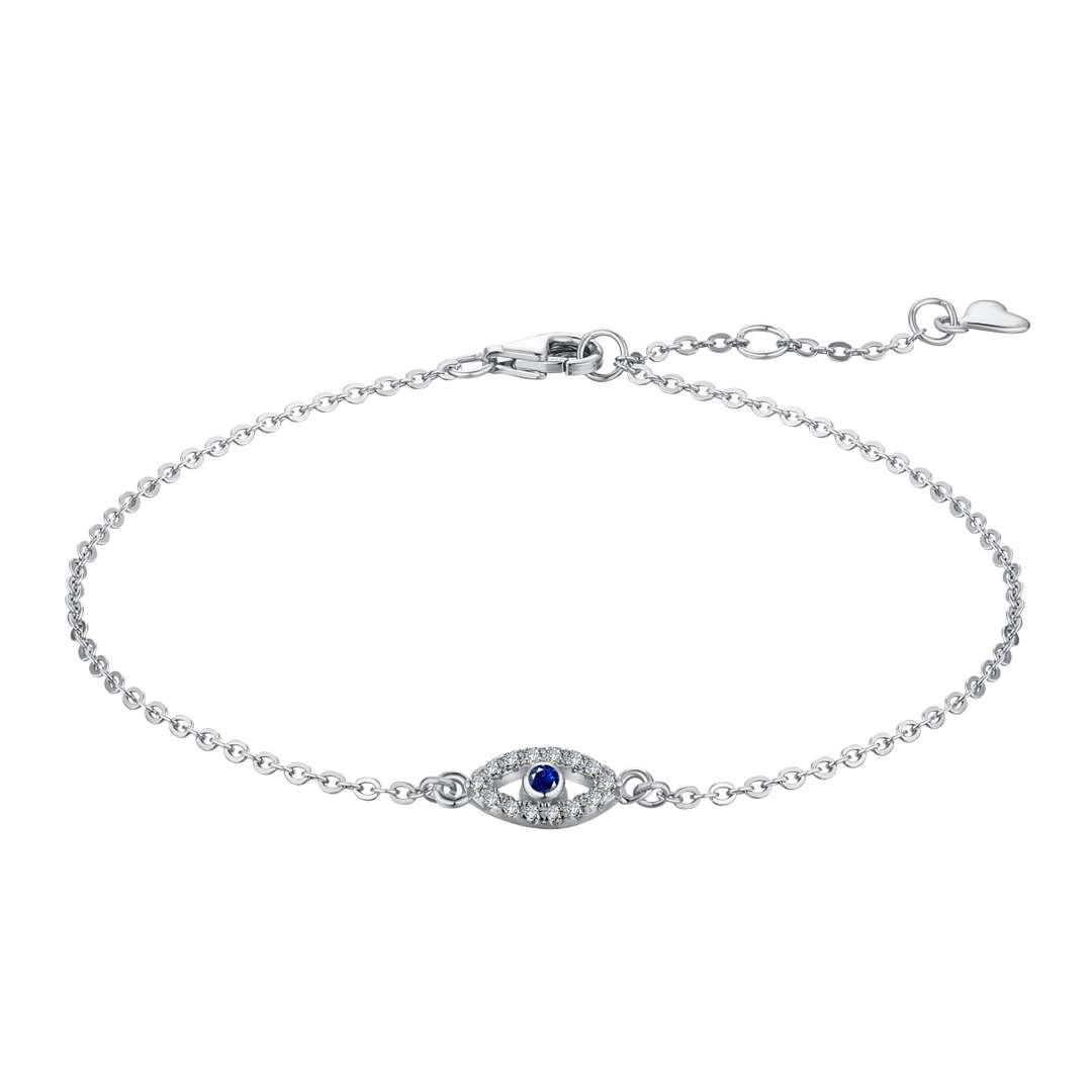 [Clover Jewelry]Halskette mit Evil-Eye-Form