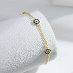 [Clover Jewelry]Zarte runde Halskette mit Anhänger