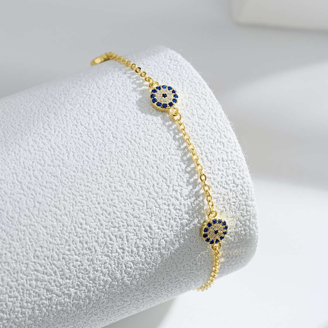 [Clover Jewelry]Zarte runde Halskette mit Anhänger