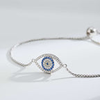 [Clover Jewelry]Dazzling Eye Shape Necklace