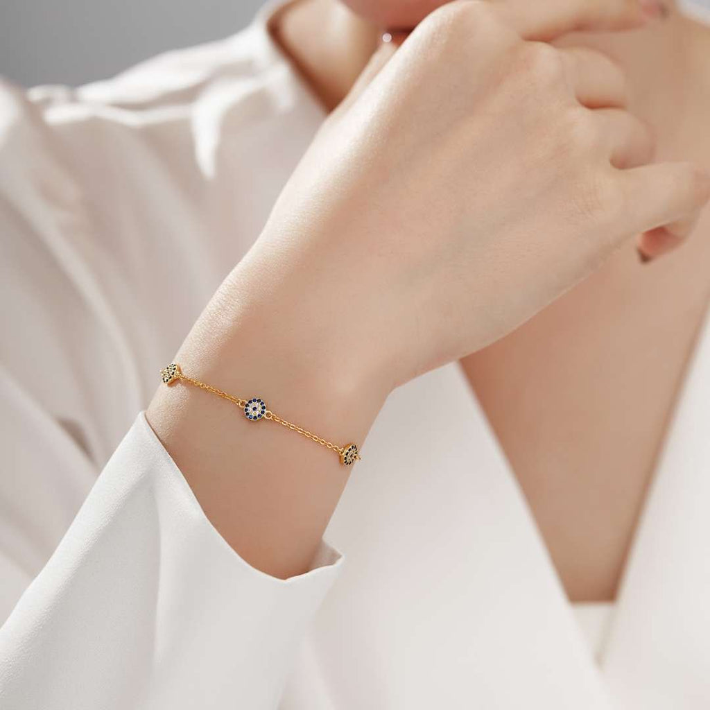 [Clover Jewelry]Zarte runde Halskette mit Anhänger