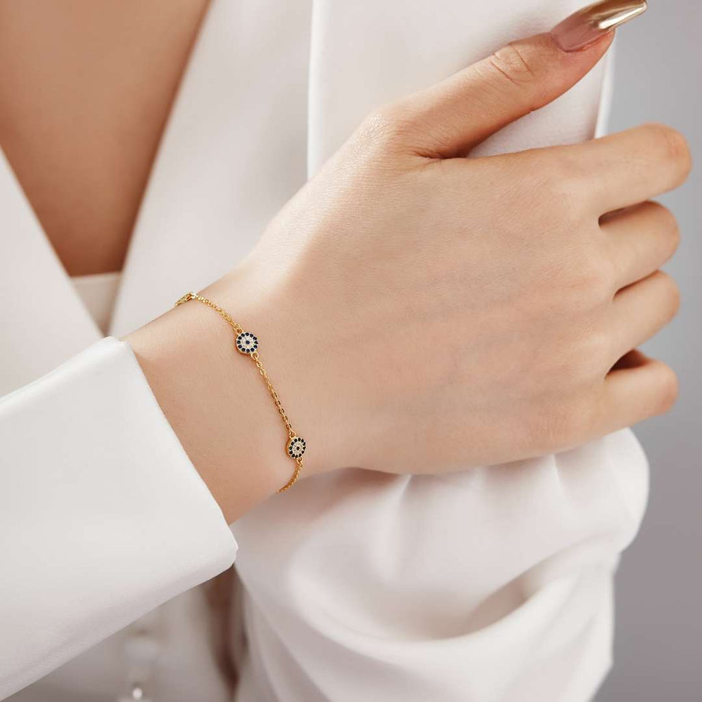 [Clover Jewelry]Zarte runde Halskette mit Anhänger