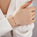 [Clover Jewelry]Zarte runde Halskette mit Anhänger