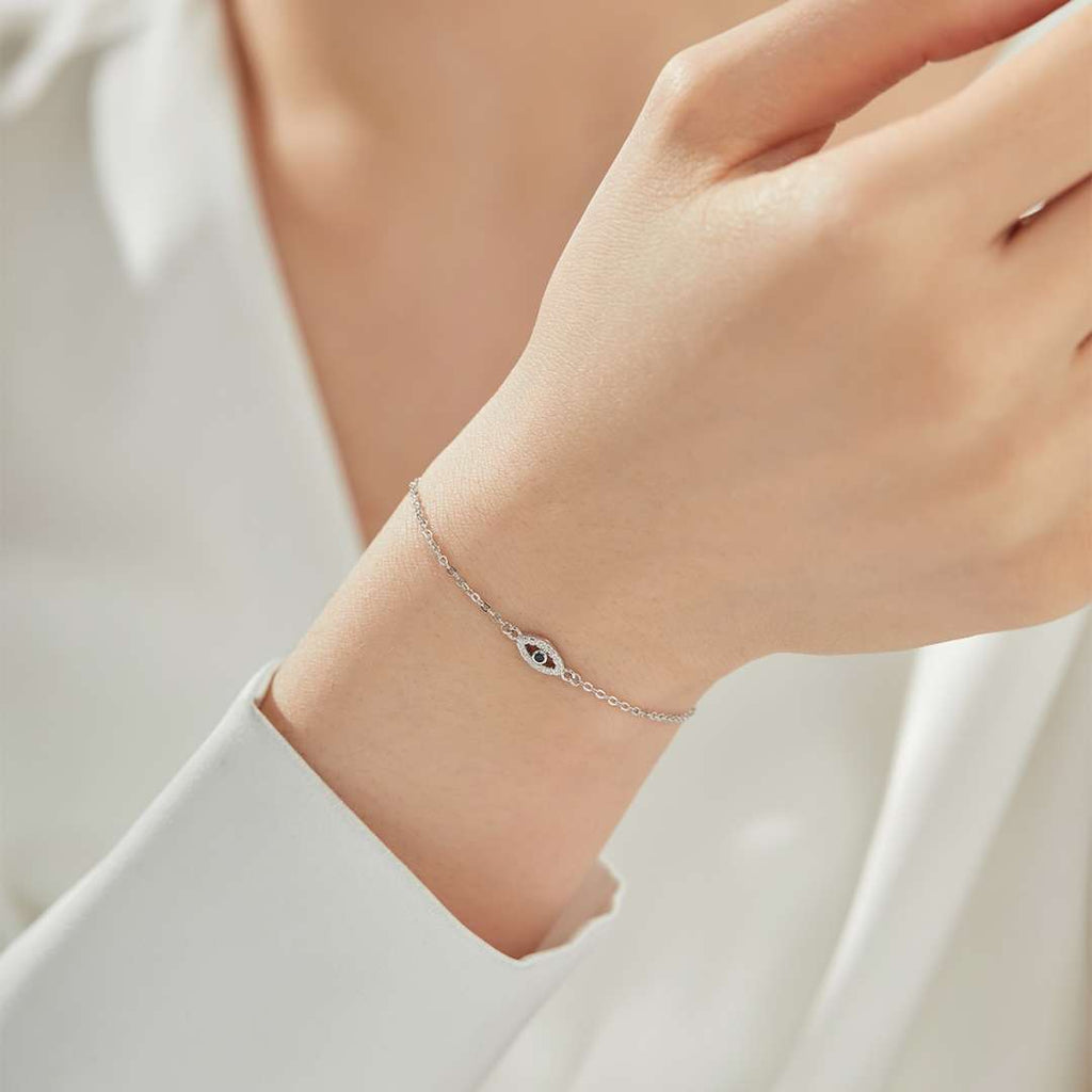 [Clover Jewelry]Halskette mit Evil-Eye-Form
