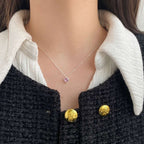 [Clover Jewelry]Aufwendige Herzkette