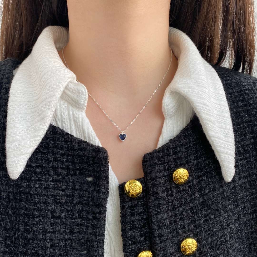 [Clover Jewelry]Aufwendige Herzkette