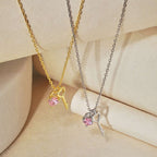 [Clover Jewelry]Einzigartige Herzform-Schlüsselanhänger-Halskette