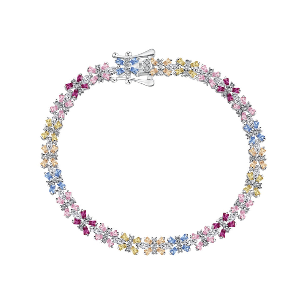 [Clover Jewelry]ユニークなカラフル蝶型パーティーブレスレット