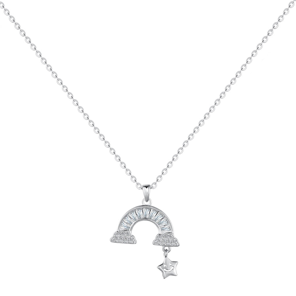 [Clover Jewelry]ユニーク レインボースター ネックレス